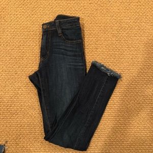Just black dark wash jeans